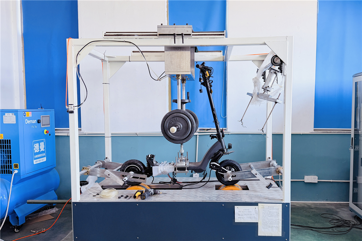 aging test for DriveTron scooters