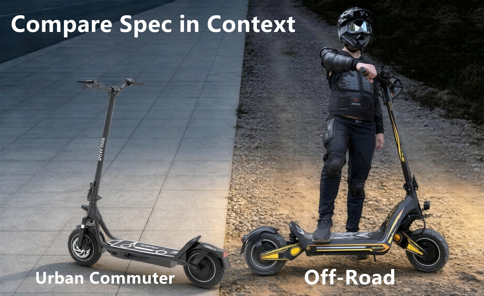 Compare specs in context