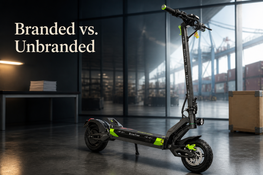What is the difference between branded and unbranded Electric Scooters from China?