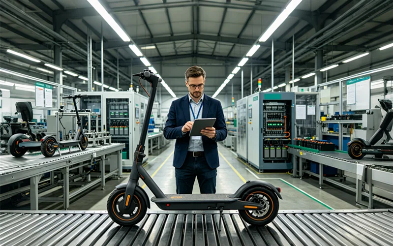 Factory audit and supplier screening for electric scooters in China