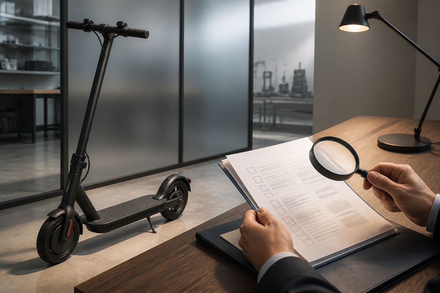 Electric scooter compliance and certification