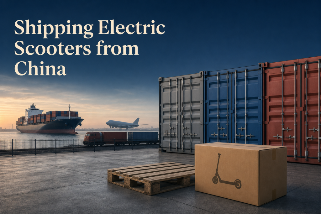 What are the transportation methods for Electric Scooters from China, and how should I choose?